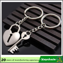 Popular Key and Lock Couple Key Chain